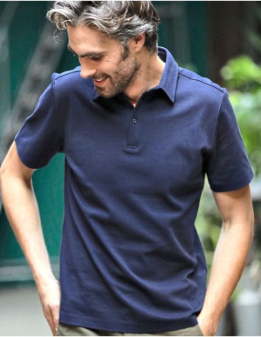 NEO-03933-Mens Mercerised Jersey Polo Shirt Relax Oscar